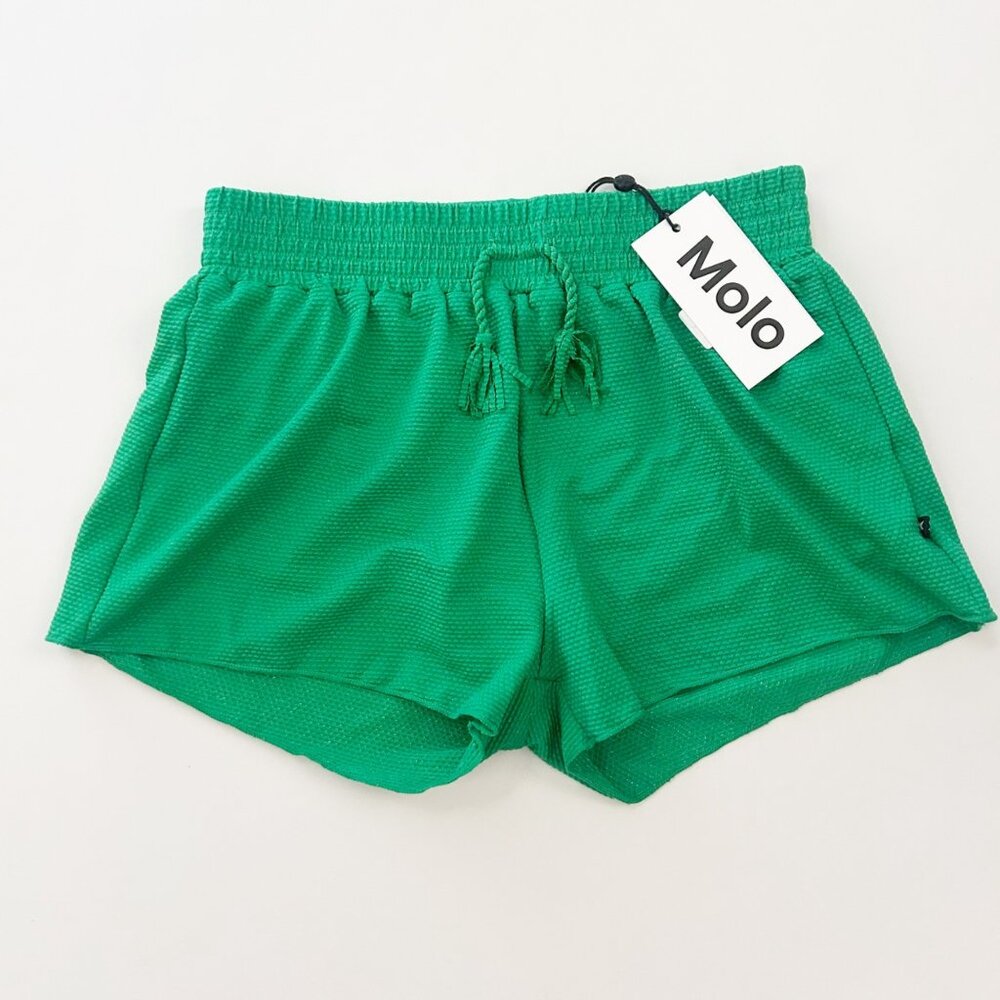 Molo Girls Size 13/14 Nicci Green Lined Swim Shorts
